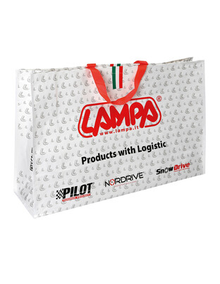 ΤΣΑΝΤΑ ΧΑΡΤΙΝΗ ΔΙΑΦΗΜΙΣΤΙΚΗ ΜΕ ΛΑΒΕΣ LAMPA (XL) 695x455x185mm