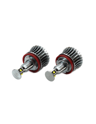 Amio – LED Λαμπάκια Angel Eyes H8 20W 420lm 5600K CANBUS για BMW Σειρά 1 3 5 X1 X5 X6 Z4 για Ισχυρό Λευκό Φως & Χωρίς Σφάλματα – Σετ 2 Τεμ. (01543/AM)