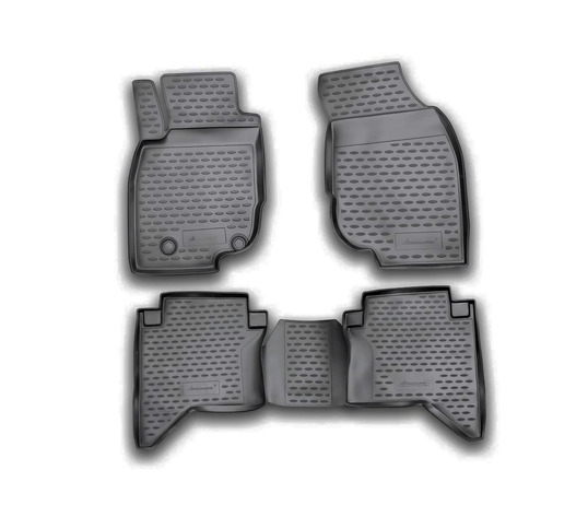 ΠΑΤΑΚΙΑ ΣΕ ΣΚΑΦΗ TPE ΛΑΣΤΙΧΟ ΓΙΑ TOYOTA HILUX 4D 2011-2015  ΣΕ ΜΑΥΡΟ ΧΡΩΜΑ NOVLINE - 4 ΤΕΜ.