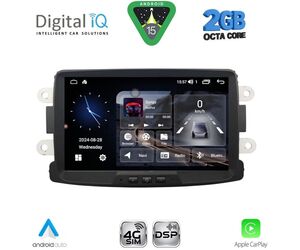DIGITAL IQ BLF 333_CPA (8” DECK) MULTIMEDIA SYSTEM for DACIA mod. 2012-2019 - RN CAPTURE mod. 2013-2021