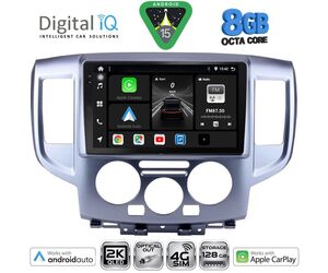 DIGITAL IQ BXK 20458SL_CPAA (9inc) MULTIMEDIA TABLET for NISSAN NV 200 mod. 2009-2020 (SILVER)