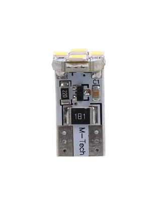 T10 W5W 12V W2,1x9,5d LED 4xSMD3528 ΛΕΥΚΟ (ΚΑΡΦΩΤΟ CAN-BUS) OSRAM LED BLISTER 2ΤΕΜ. M-TECH
