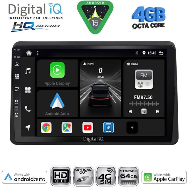 DIGITAL IQ BXK 19553_CPAA (10inc) MULTIMEDIA TABLET for NISSAN NV400 – OPEL MOVANO – RENAULT MASTER mod. 2020-2026