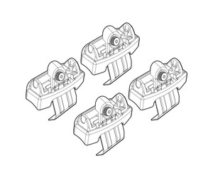 ΑΚΡΑ ΓΙΑ ΜΠΑΡΕΣ NORDRIVE ΓΙΑ SKODA FABIA 5D 02/15+ KIT