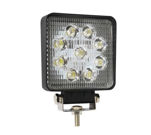 Amio – Προβολέας Εργασίας LED AWL03 9-60V 27W 6000K 2200lm 9 LED Spot για Ισχυρό Φωτισμό σε Καθημερινή Χρήση – 1 Τεμ. (01614/AM)