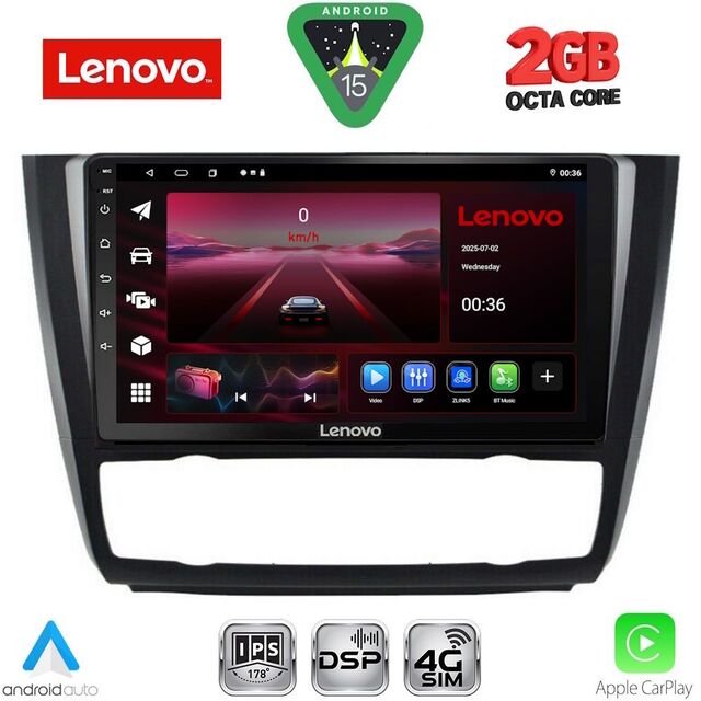 LENOVO LVF 5040_CPA CLIMA (9inc) MULTIMEDIA TABLET for BMW S.1  E81-82-87-88 mod. 2004-2013