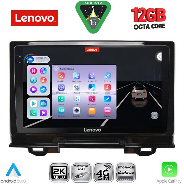 LENOVO SSZ 12202A_CPA (9inc) MULTIMEDIA TABLET for HONDA HRV mod. 202A1-202A6