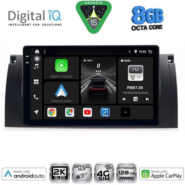 DIGITAL IQ BXK 20045_CPAA (9inc) MULTIMEDIA TABLET for BMW Series 5 (E39) mod. 1997-2005 | X5 (E53) mod. 1999-2006