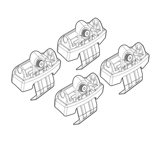 ΑΚΡΑ ΓΙΑ ΜΠΑΡΕΣ NORDRIVE ΓΙΑ AUDI A4 4D 11-15+ KIT