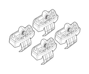 ΑΚΡΑ ΓΙΑ ΜΠΑΡΕΣ NORDRIVE ΓΙΑ AUDI A4 4D 11-15+ KIT