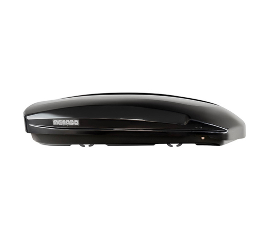 Menabo - Μπαγκαζιέρα Οροφής Satellite 550 Duo Black Crab με Δαγκάνες σε Μαύρο Γυαλιστερό Χρώμα από ABS Πλαστικό με Διαστάσεις 198x94x36 cm - 1 Τεμ. (16930/MB)