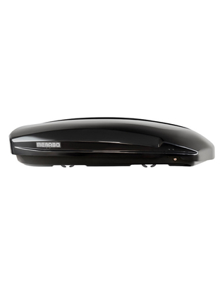 Menabo - Μπαγκαζιέρα Οροφής Satellite 550 Duo Black Crab με Δαγκάνες σε Μαύρο Γυαλιστερό Χρώμα από ABS Πλαστικό με Διαστάσεις 198x94x36 cm - 1 Τεμ. (16930/MB)