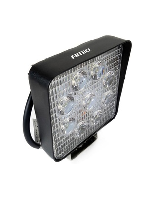 Amio – Προβολέας Εργασίας LED AWL03 9-60V 27W 6000K 2200lm 9 LED Spot για Ισχυρό Φωτισμό σε Καθημερινή Χρήση – 1 Τεμ. (01614/AM)