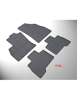 Cik - ΠΑΤΑΚΙΑ ΑΥΤΟΚΙΝΗΤΟΥ ΑΠΟ ΛΑΣΤΙΧΟ ΓΙΑ CITROEN NEMO MULTISPACE / PEUGEOT BIPPER TEPEE / FIAT QUBO 2008+ ΣΕ ΜΑΥΡΟ ΧΡΩΜΑ ΜΕ ΚΟΥΜΠΩΜΑΤΑ - 4 ΤΕΜ. (RM.CI.0011/CK)