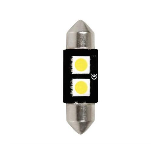 ΛΑΜΠΑΚΙ ΠΛΑΦΟΝΙΕΡΑΣ C5W 12V 10x36mm HYPER-LED6 ΛΕΥΚΟ 2SMDx3chips (ΔΙΠΛΗΣ ΠΟΛΙΚΟΤΗΤΑΣ- CAN-BUS) 1ΤΕΜ.