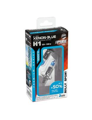 H1 12V 100W P14,5s XENON BLUE 5.000K +50% 2ΤΕΜ.