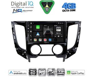 DIGITAL IQ BXK 19437_CPAA A/C (9inc) MULTIMEDIA TABLET for MITSUBISHI L200 mod. 2015-2019 με A/C