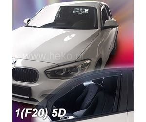 ΑΝΕΜΟΘΡΑΥΣΤΕΣ ΓΙΑ BMW ΣΕΙΡΑ 1 F20 5D 2011-2019 ΖΕΥΓΑΡΙ ΑΠΟ ΕΥΚΑΜΠΤΟ ΦΙΜΕ ΠΛΑΣΤΙΚΟ HEKO - 2 ΤΕΜ.