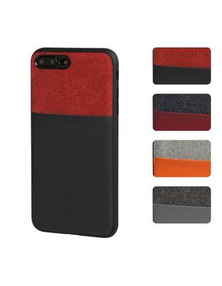 APPLE iPHONE 7 ΚΑΙ 8 ΘΗΚΗ ΚΙΝΗΤΟΥ DUO POCKET ΜΑΥΡΟ-ΚΟΚΚΙΝΟ ΜΑΓΝΗΤΙΚΗ SILVER LINE