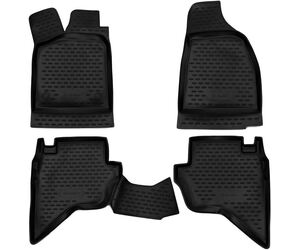 ΠΑΤΑΚΙΑ ΣΕ ΣΚΑΦΗ TPE ΛΑΣΤΙΧΟ ΓΙΑ FORD RANGER 2007-2011  ΣΕ ΜΑΥΡΟ ΧΡΩΜΑ NOVLINE - 4 ΤΕΜ.