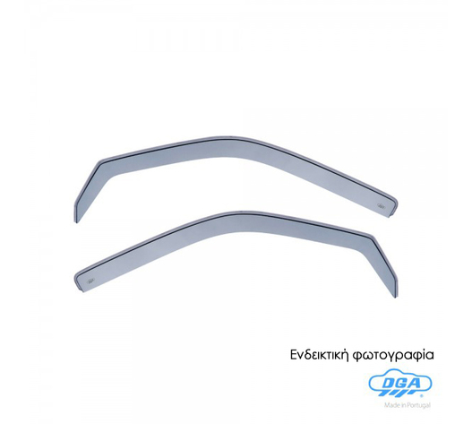 ΖΕΥΓΑΡΙ ΜΠΡΟΣΤΙΝΟΙ ΑΝΕΜΟΘΡΑΥΣΤΕΣ ΓΙΑ VW TRANSPORTER / CARAVELLE 2/4D 1990-2003 ΑΠΟ ΕΥΚΑΜΠΤΟ ΧΥΤΟ ΑΚΡΥΛΙΚΟ ΓΥΑΛΙ (CAST ACRYLIC GLASS) DGA - 2 ΤΕΜ.