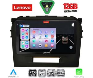 LENOVO SSZ 12697BL_CPA (9inc) MULTIMEDIA TABLET for SUZUKI VITARA mod. 2016-2025 (BLACK)