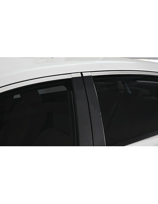 ΔΙΑΚΟΣΜΗΤΙΚΟ TRIM ΠΑΡΑΘΥΡΩΝ ΧΡΩΜΙΟ 4 ΤΕΜ. ΓΙΑ TOYOTA COROLLA 4D 2014+