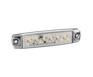 ΦΩΣ ΟΓΚΟΥ 6LED ΛΕΥΚΟ 12/24V 96mm ΑΔΙΑΒΡΟΧΟ 1ΤΕΜ.