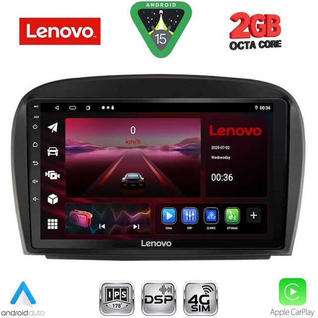 LENOVO LVF 5427_CPA (9inc) MULTIMEDIA TABLET for MERCEDES SL (R230) FACELIFT mod. 2006-2012