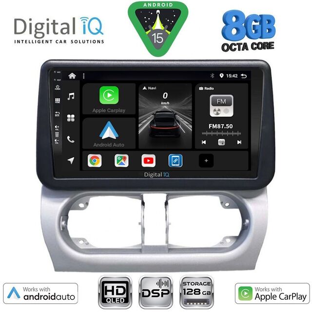 DIGITAL IQ BXF 18500_CPAA (9inc) MULTIMEDIA TABLET for OPEL CORSA C mod 2000-2006 - TIGRA mod. 2004-2009