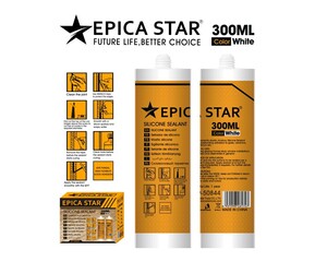 EPICA STAR ΣΦΡΑΓΙΣΤΙΚΗ ΣΙΛΙΚΟΝΗ ΛΕΥΚΟ ΧΡΩΜΑ 300ml EP-50844