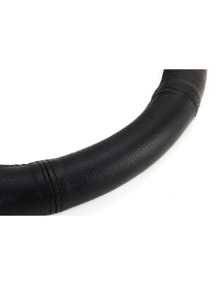 Amio - Κάλυμμα Τιμονιού Μαύρο από Δέρμα XXL 44-46cm για μεγάλα τιμόνια με σταθερό κράτημα και ανανέωση φθαρμένης επιφάνειας σε καθημερινή χρήση - 1 Τεμ. (01769/AM)