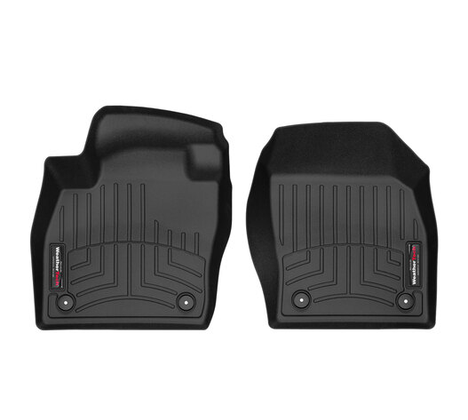 ΠΑΤΑΚΙΑ  ΓΙΑ VW POLO MK6 2017+ /AUDI A1 2018+ /SKODA SCALA 2018-2021  ΜΠΡΟΣΤΙΝΑ ΜΑΥΡΑ 2ΤΕΜ WEATHERTECH