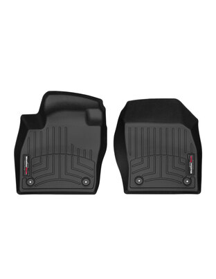 ΠΑΤΑΚΙΑ  ΓΙΑ VW POLO MK6 2017+ /AUDI A1 2018+ /SKODA SCALA 2018-2021  ΜΠΡΟΣΤΙΝΑ ΜΑΥΡΑ 2ΤΕΜ WEATHERTECH