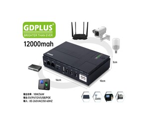 ΠΟΛΥΛΕΙΤΟΥΡΓΙΚΟ POWER BANK 18W/12.000mAh GD-03801