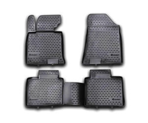 ΠΑΤΑΚΙΑ ΣΕ ΣΚΑΦΗ TPE ΛΑΣΤΙΧΟ ΓΙΑ HYUNDAI i40 2011+  ΣΕ ΜΑΥΡΟ ΧΡΩΜΑ NOVLINE - 4 ΤΕΜ.