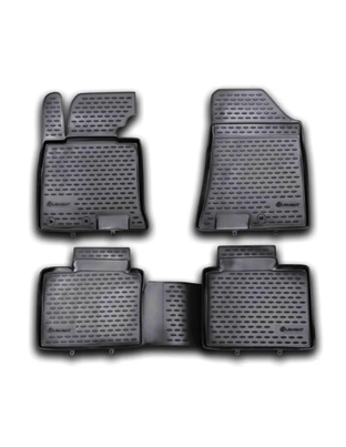 ΠΑΤΑΚΙΑ ΣΕ ΣΚΑΦΗ TPE ΛΑΣΤΙΧΟ ΓΙΑ HYUNDAI i40 2011+  ΣΕ ΜΑΥΡΟ ΧΡΩΜΑ NOVLINE - 4 ΤΕΜ.