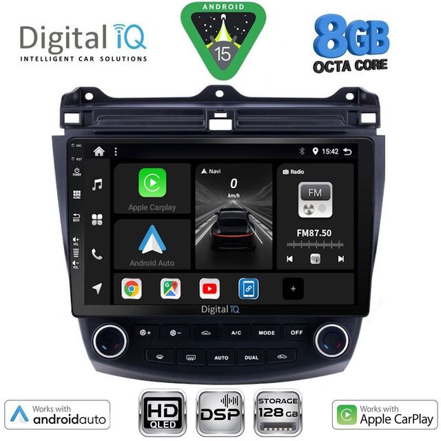 DIGITAL IQ BXF 7182_CPAA (10inc) MULTIMEDIA TABLET for HONDA ACCORD mod. 2003-2007