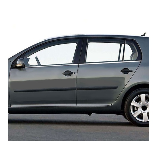 TRIM  ΠΑΡΑΘΥΡΩΝ ΑΥΤΟΚΟΛΛΗΤΑ ΧΡΩΜΙΟΥ 4ΤΕΜ. ΓΙΑ VW GOLF 5 HB 5D 2004-2009