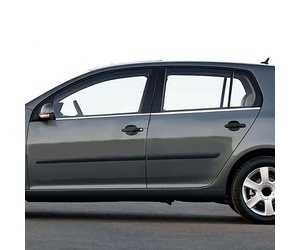 TRIM  ΠΑΡΑΘΥΡΩΝ ΑΥΤΟΚΟΛΛΗΤΑ ΧΡΩΜΙΟΥ 4ΤΕΜ. ΓΙΑ VW GOLF 5 HB 5D 2004-2009