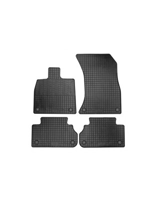 Cik - ΠΑΤΑΚΙΑ ΑΥΤΟΚΙΝΗΤΟΥ ΑΠΟ ΛΑΣΤΙΧΟ ΓΙΑ AUDI Q5 2017+ ΣΕ ΜΑΥΡΟ ΧΡΩΜΑ ΜΕ ΚΟΥΜΠΩΜΑΤΑ - 4 ΤΕΜ. (RM.AU.0009/CK)