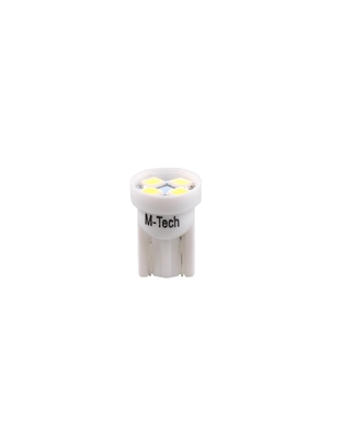 T10 W5W 24V W1,2x9,5d LED 4xSMD3528 ΛΕΥΚΟ ΔΙΑΘΛΑΣΗ (ΚΑΡΦΩΤΟ ΑΚΑΛΥΚΟ) HEAVY DUTY BLISTER 2ΤΕΜ. M-TECH