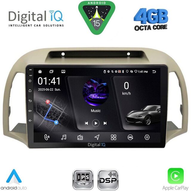 DIGITAL IQ RSG 6457BG_CPA (9inc) MULTIMEDIA TABLET for NISSAN MICRA K12 mod. 2002-2010 (BEIGE)