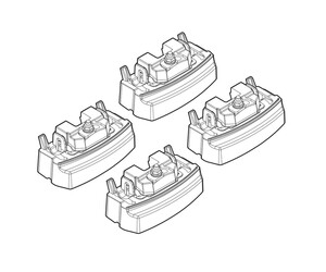 ΑΚΡΑ ΓΙΑ ΜΠΑΡΕΣ NORDRIVE ΓΙΑ MERCEDES CLA C117 4D 02/13+ KIT