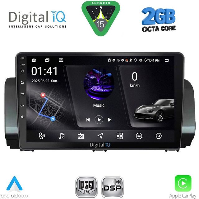 DIGITAL IQ RSF 4109A_CPA (10inc) MULTIMEDIA TABLET for DACIA LOGAN - SANDERO - JOGGER mod. 2020-2026