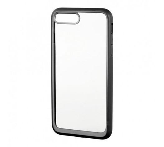 APPLE iPHONE 7 PLUS/8 PLUS ΘΗΚΗ ΚΙΝΗΤΟΥ PRIME ΔΙΑΦΑΝΗ ΜΕ ΜΑΥΡΟ ΠΛΑΙΣΙΟ (ΛΑΣΤΙΧΕΝΙΑ)