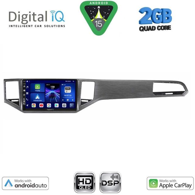 DIGITAL IQ BXC 3745_CPAA (SL) (10inc) MULTIMEDIA TABLET for VW GOLF SPORTSVAN mod. 2014-2021