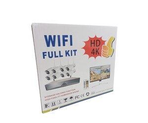 ΣΥΣΤΗΜΑ CCTV ΜΕ 8 ΑΣΥΡΜΑΤΕΣ ΚΑΜΕΡΕΣ WIFI HL-130W-8