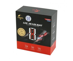 LED HEADLIGHT CANBUS H4 X8-H4