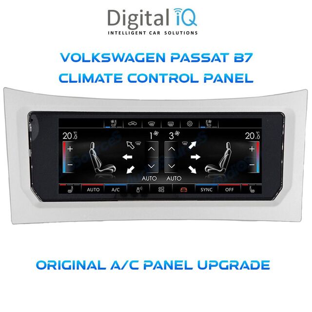DIGITAL IQ CCP 762_CP (6.9") (PQ) CLIMATE CONTROL PANEL for VW PASSAT CC (B7) mod. 2008-2016